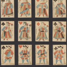 Playing cards from the Fren...