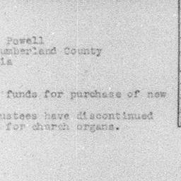 Carnegie Turn-Downs, Church...