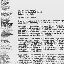 Letter from Roy Wilkins to ...