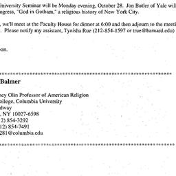Announcements, 2002-10-28. ...