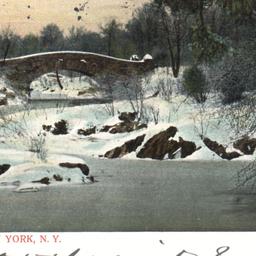 Winter Scene, Central Park,...