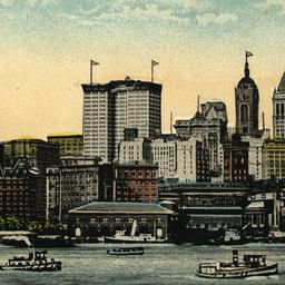 Sky Line of New York.