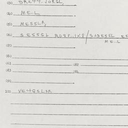 Western questionnaire, answ...