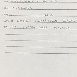 Western questionnaire, answ...