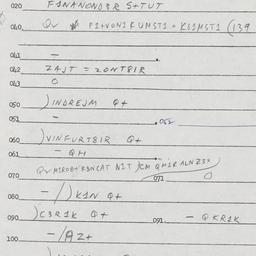 Eastern questionnaire, answ...