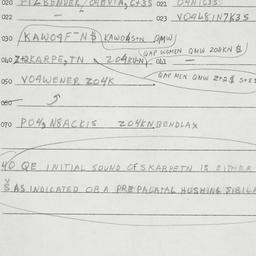 Eastern questionnaire, answ...
