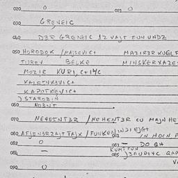 Eastern questionnaire, answ...