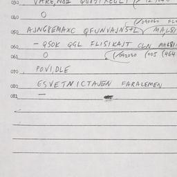 Eastern questionnaire, answ...