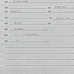 Eastern questionnaire, answ...
