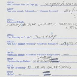 Western questionnaire, answ...