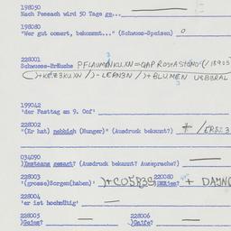 Western questionnaire, answ...