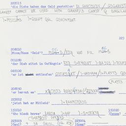 Western questionnaire, answ...