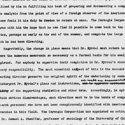 Statement on Gunnar Myrdal&...