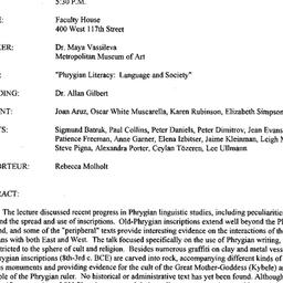 Minutes, 2004-01-27. The An...