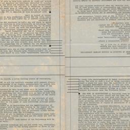 Text layout, four quadrants
