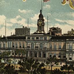 New York. City Hall and Park.