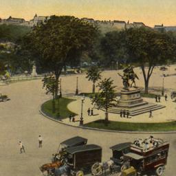 Entrance to Central Park at...