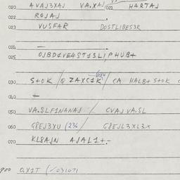 Eastern questionnaire, answ...