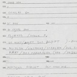 Eastern questionnaire, answ...
