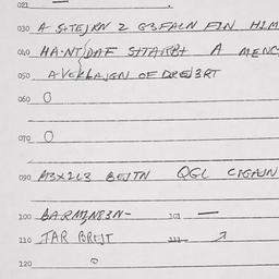 Eastern questionnaire, answ...