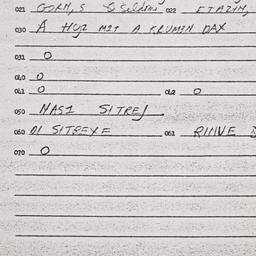 Eastern questionnaire, answ...