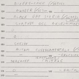 Eastern questionnaire, answ...
