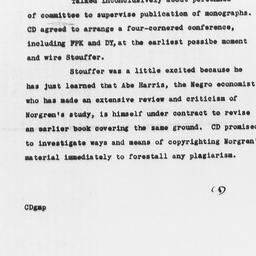 Memorandum from Charles Dol...