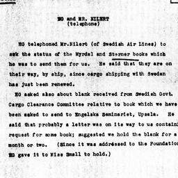 Memorandum from Eliza Gaylo...