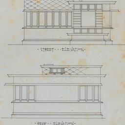 Street, rear elevations