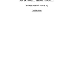 COVID-19 pandemic chronicle...