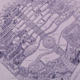 Aerial perspective drawing.