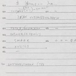 Eastern questionnaire, answ...