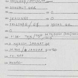 Eastern questionnaire, answ...