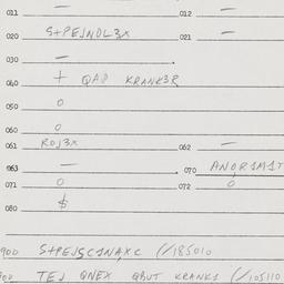 Eastern questionnaire, answ...