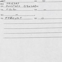 Eastern questionnaire, answ...
