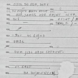 Eastern questionnaire, answ...