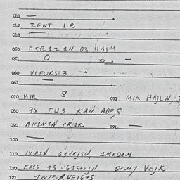 Eastern questionnaire, answ...