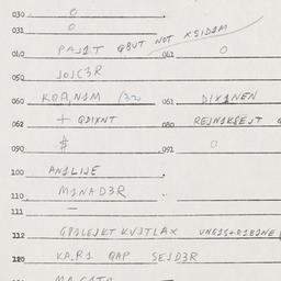 Eastern questionnaire, answ...