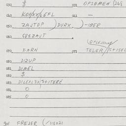 Eastern questionnaire, answ...