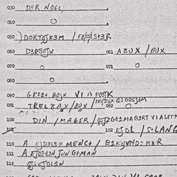 Eastern questionnaire, answ...