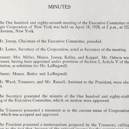 Executive Committee Meeting
