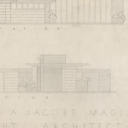 West, south elevations
