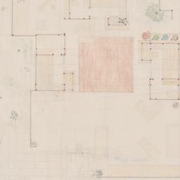 First floor plan, canvas tr...