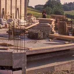 Construction view, garden p...
