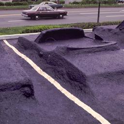 Submerged cars.