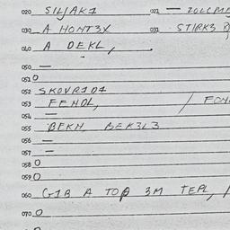 Eastern questionnaire, answ...