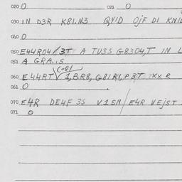 Eastern questionnaire, answ...