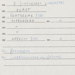 Eastern questionnaire, answ...