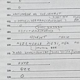 Eastern questionnaire, answ...