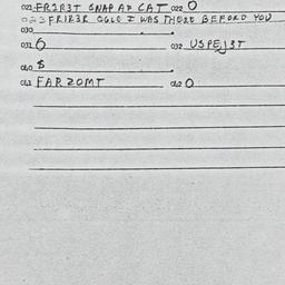 Eastern questionnaire, answ...